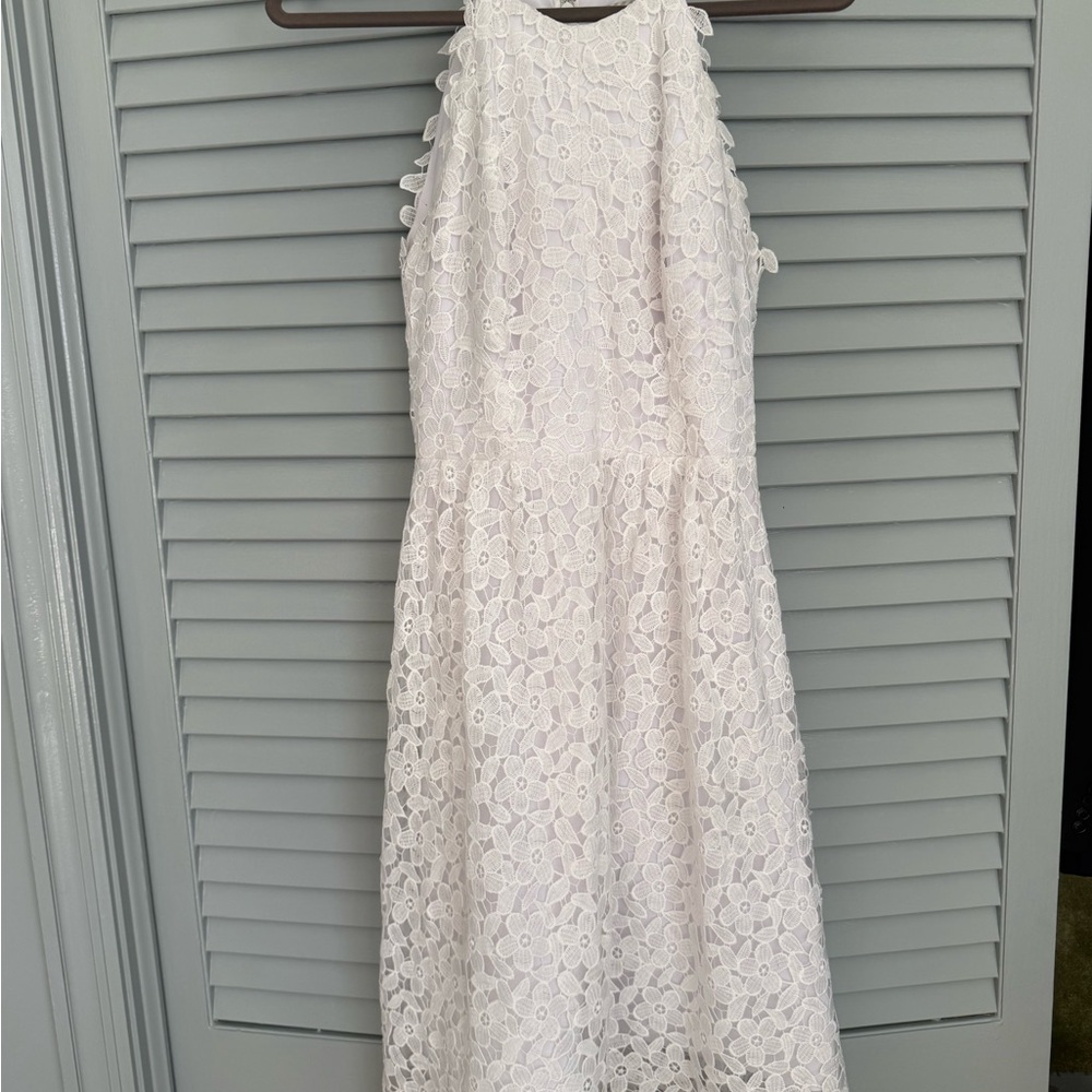 Anthropologie Bhldn Hitherto white lace dress